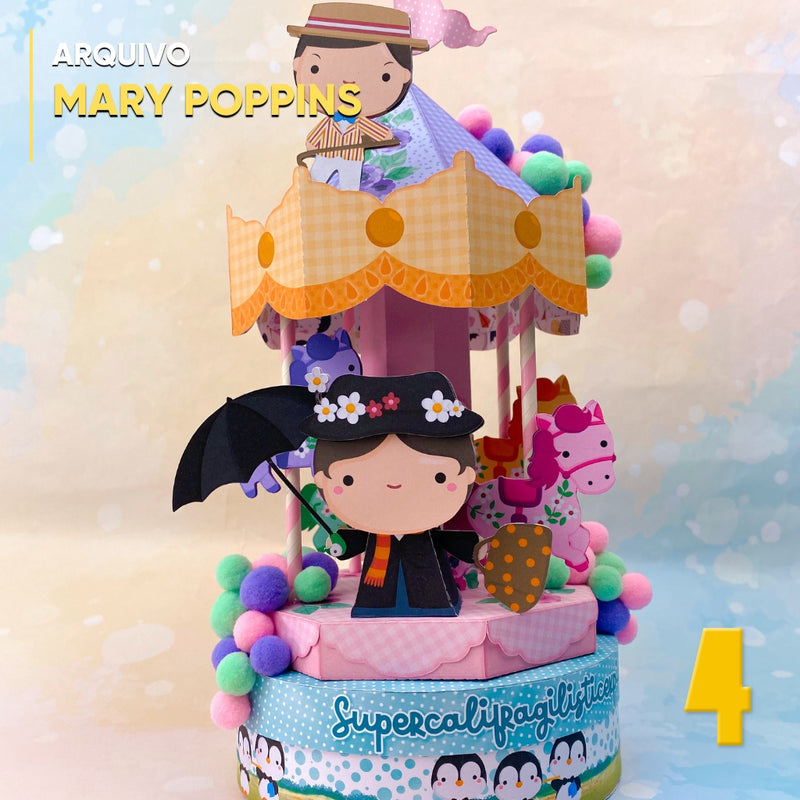 Mary Poppins Box - Digital File for Cutting