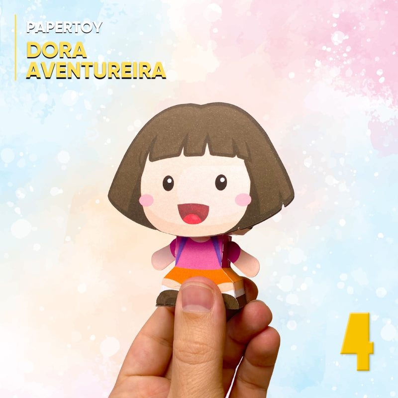 Papertoy Dora, a Aventureira - Arquivo Digital para Recorte
