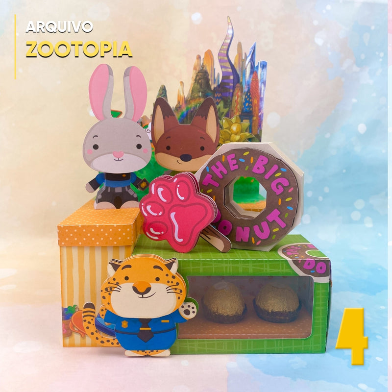 Zootopia Box: This City is the Beast - Digital File for Cutting
