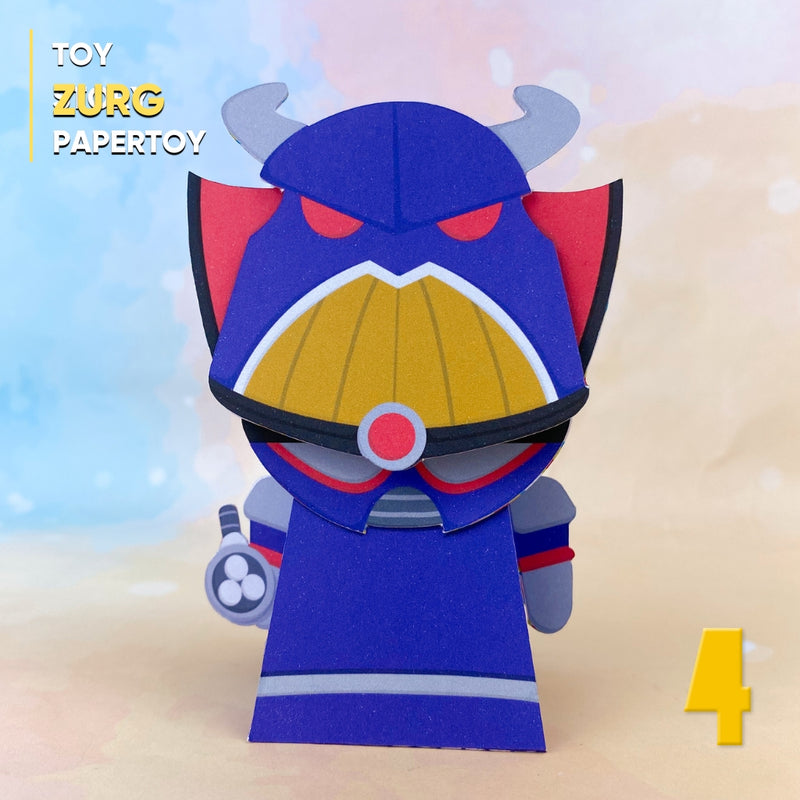 Papertoy Zurg – Arquivo Digital para Recorte
