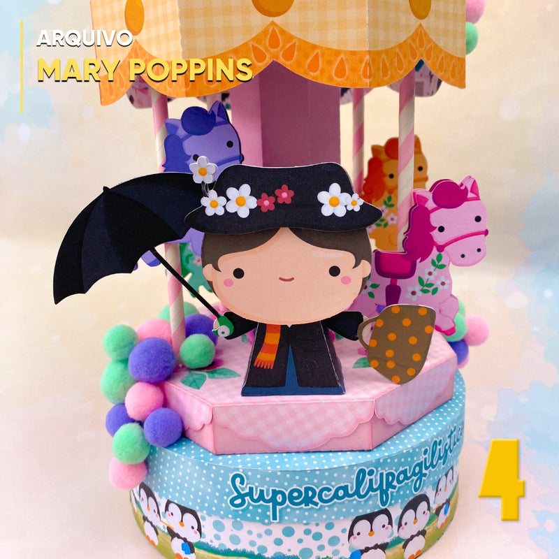 Mary Poppins Box - Digital File for Cutting