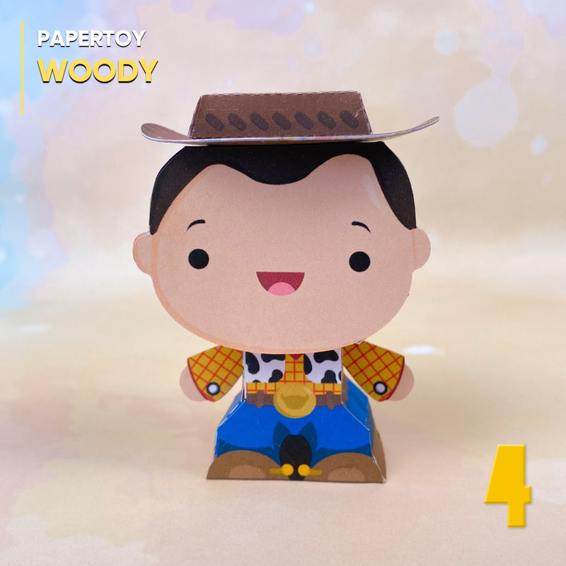 Papertoy Woody 2 – Arquivo Digital para Recorte