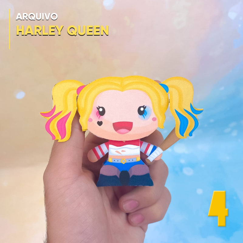Papertoy Harley Quinn - Digital File for Cutting