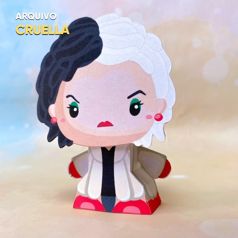 Papertoy Cruella - Digital File for Cutting