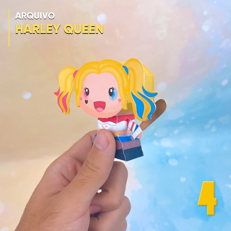 Papertoy Harley Quinn - Digital File for Cutting