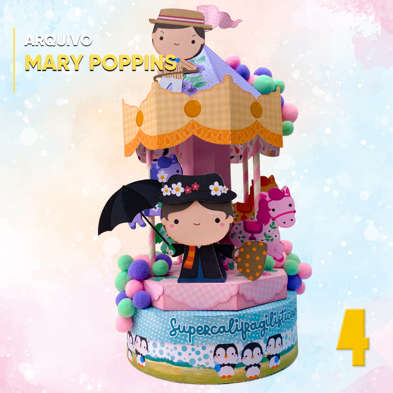 Mary Poppins Box - Digital File for Cutting