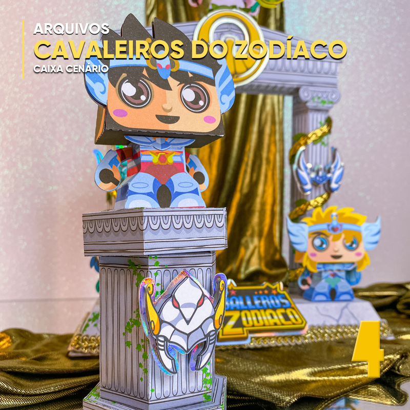 Knights of the Zodiac Box - Digital File for Cutting