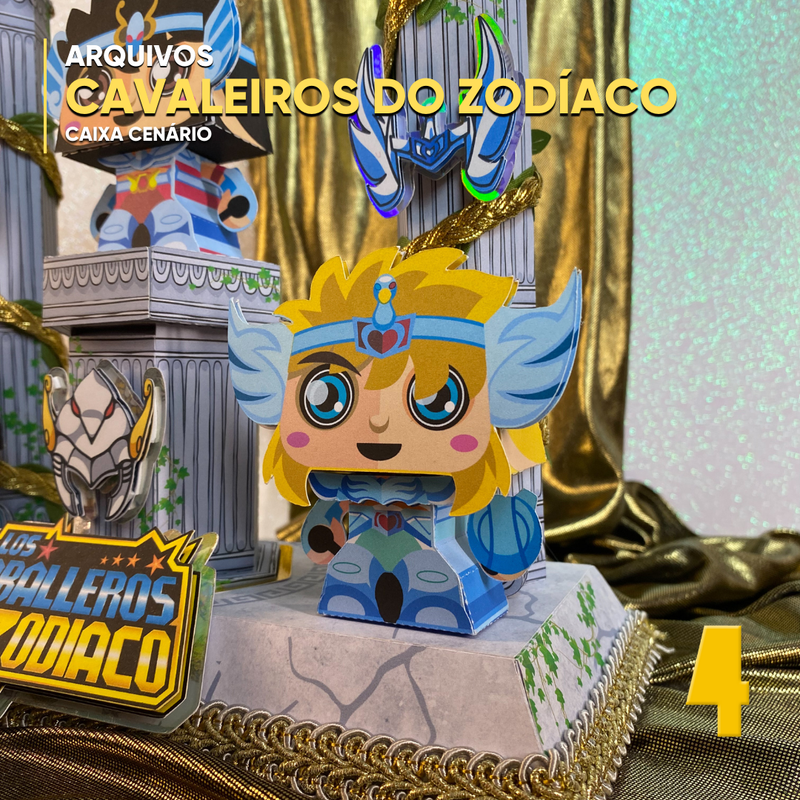 Knights of the Zodiac Box - Digital File for Cutting