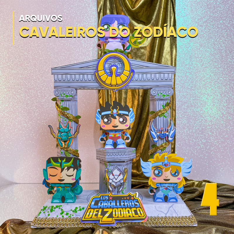 Knights of the Zodiac Box - Digital File for Cutting