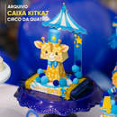 Coleção Circo Azul (8 anos Quatro)  – Arquivo Digital para Recorte - Quatro Cambalhotas