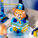 Coleção Circo Azul (8 anos Quatro)  – Arquivo Digital para Recorte - Quatro Cambalhotas