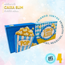 Caixa Slim Circo Azul – Arquivo Digital para Recorte - Quatro Cambalhotas