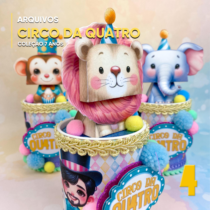 Quatro Circus Collection - Digital File for Cutting