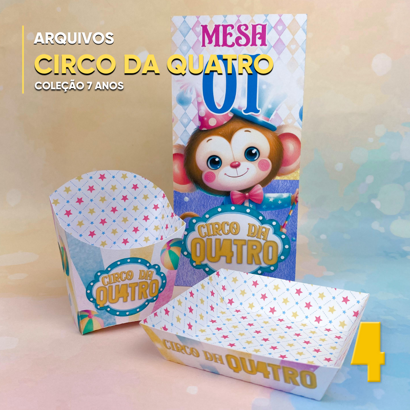 Quatro Circus Collection - Digital File for Cutting