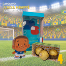 Caixa Figurinha Mbappé (França) – Arquivo Digital para Recorte