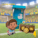Caixa Figurinha Messi (Argentina) – Arquivo Digital para Recorte