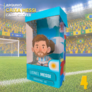 Caixa Figurinha Messi (Argentina) – Arquivo Digital para Recorte