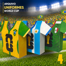 Caixa Uniforme (Tshirt) Mundial Futebol – Arquivo Digital para Recorte