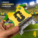 Caixa Uniforme (Tshirt) Mundial Futebol – Arquivo Digital para Recorte