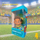 Caixa Figurinha Neymar (Brasil) – Arquivo Digital para Recorte
