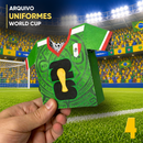 Caixa Uniforme (Tshirt) Mundial Futebol – Arquivo Digital para Recorte