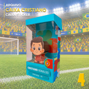 Coleção Caixas Figurinhas 3D Craques do Mundial – Arquivo Digital para Recorte