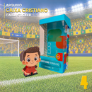Caixa Figurinha Cristiano Ronaldo (Portugal) – Arquivo Digital para Recorte