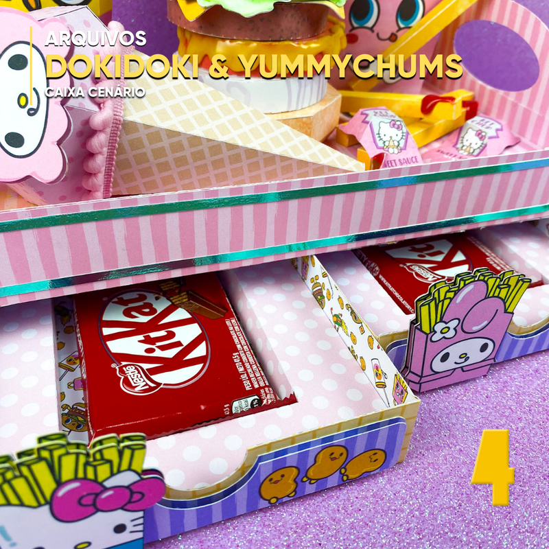 Dokidoki and Yummychums Tray - Digital File for Cutting