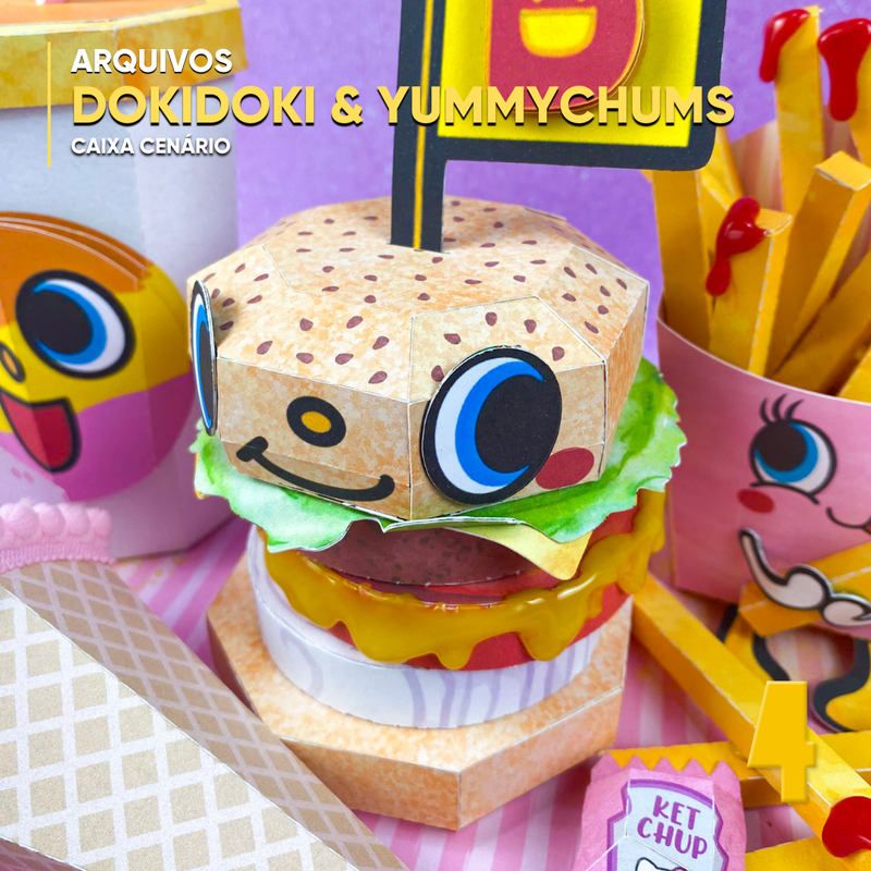 Dokidoki and Yummychums Tray - Digital File for Cutting
