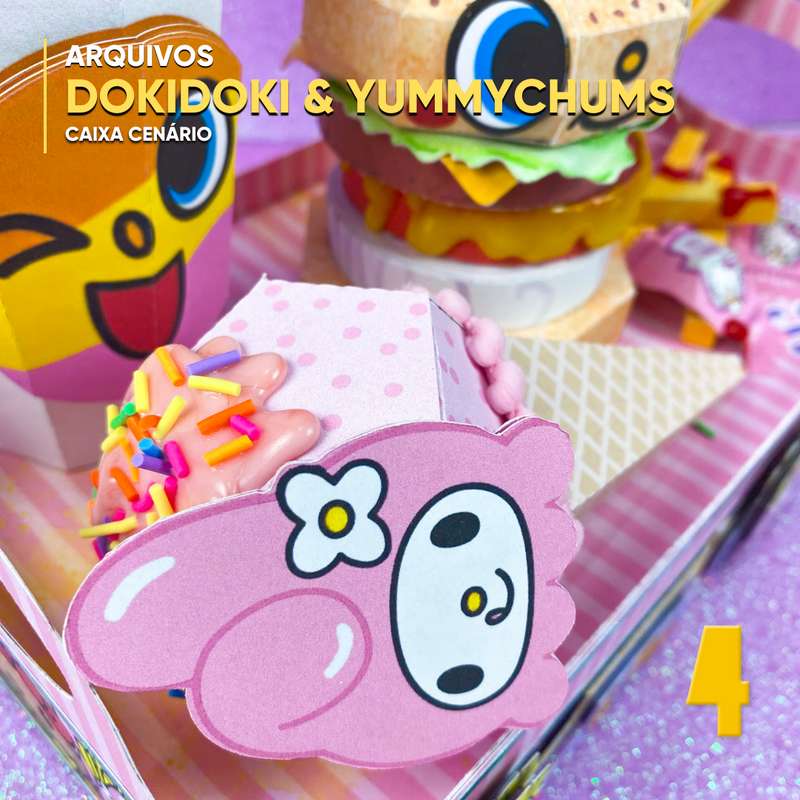 Dokidoki and Yummychums Tray - Digital File for Cutting