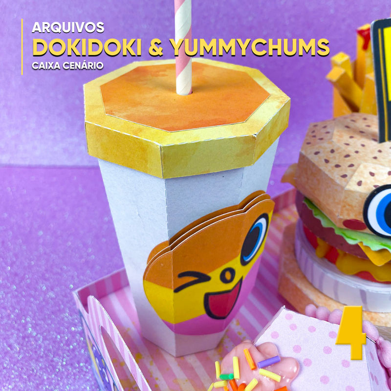 Dokidoki and Yummychums Tray - Digital File for Cutting