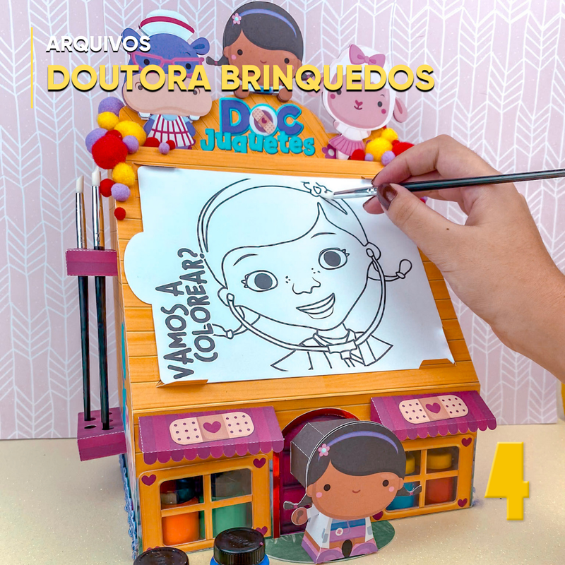 Doc McStuffins Activity Box - Digital File for Cutting