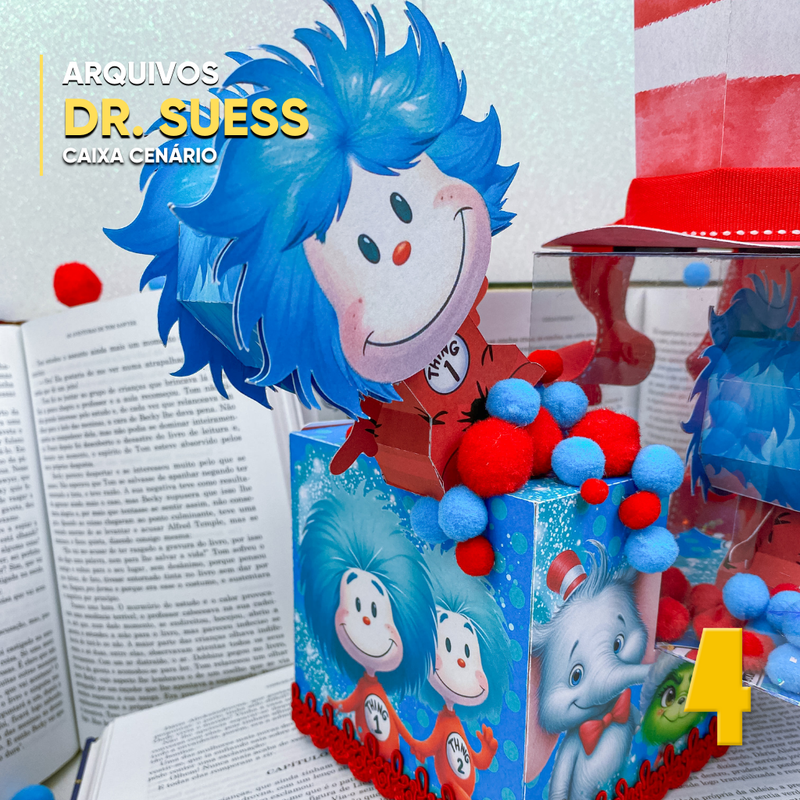 Dr. Seuss Universe Box - Digital File for Cutting