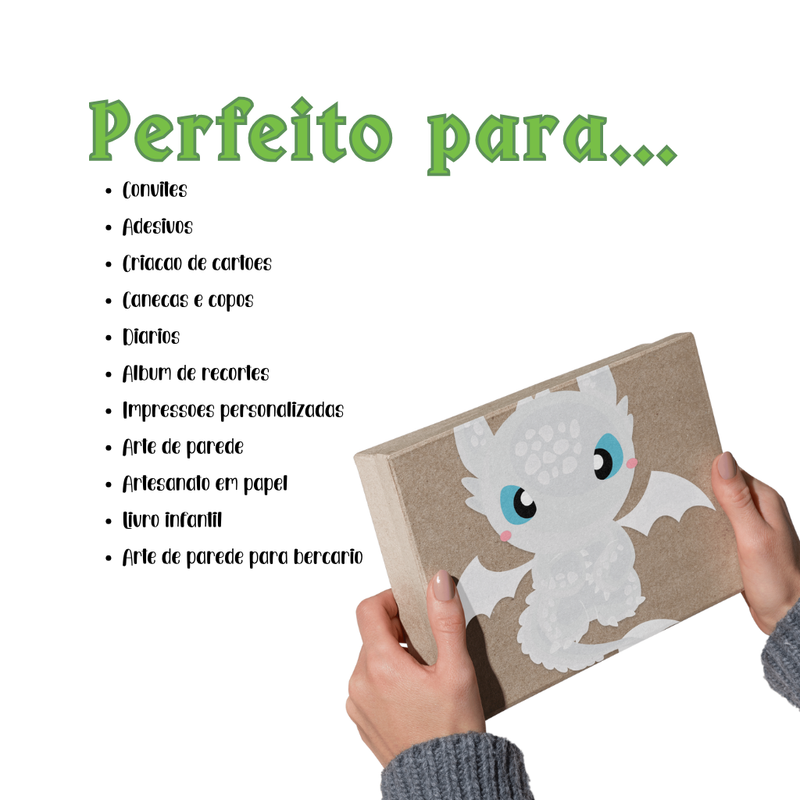 Kit Digital Cómo Entrenar a tu Dragón – Cliparts, Papeles Digitales y Fuentes