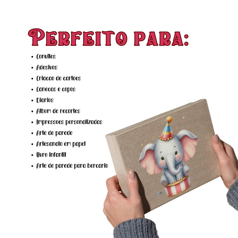 Baby Candy Circus Digital Kit - Cliparts, Digital Papers and Fonts