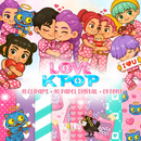 Kit Digital Kpop Demon Hunter Love Valentine - Cliparts, Papéis Digitais e Fontes