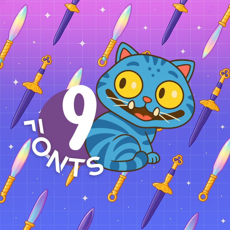 K-Pop Demon Hunters Digital Kit – Cliparts, Digital Papers & Fonts