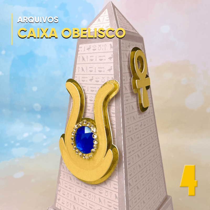 Egyptian Obelisk Box - Digital File for Cutting