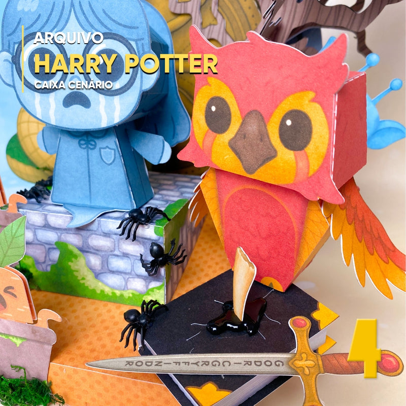 Harry Potter and the Chamber of Secrets Box - Digital File for Cutting