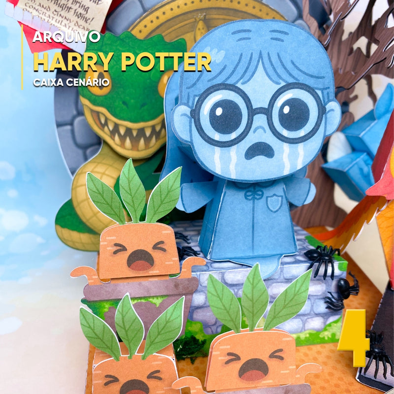 Harry Potter and the Chamber of Secrets Box - Digital File for Cutting