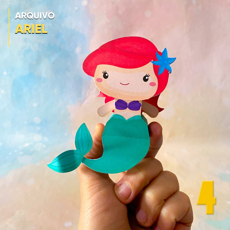 Papertoy Ariel - Digital Cutting File