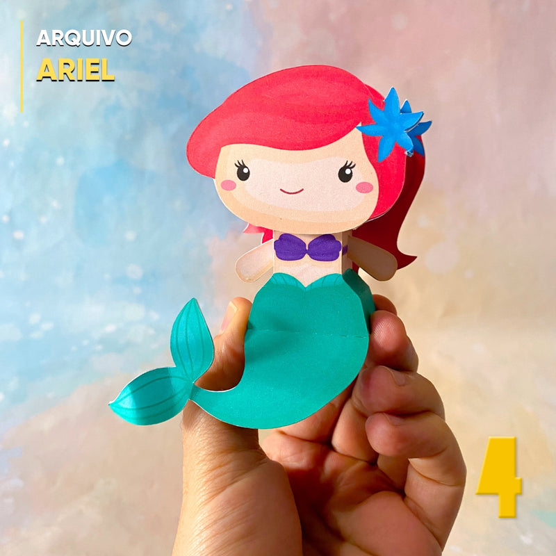Papertoy Ariel - Digital Cutting File