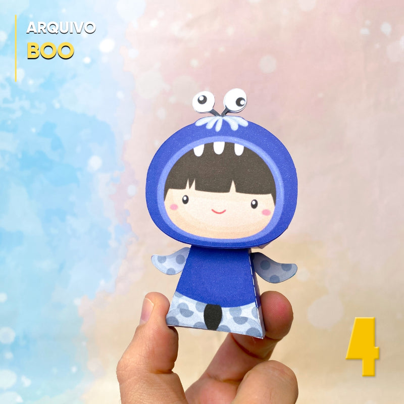 Papertoy Boo - Digital File for Cutting