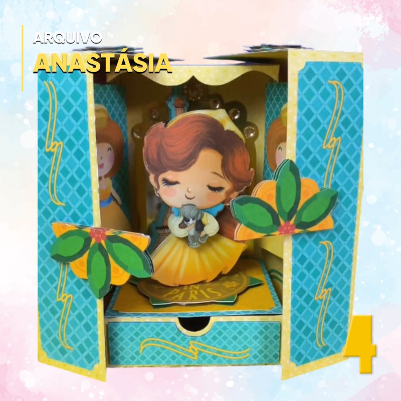 Anastasia Box - Digital File for Cutting