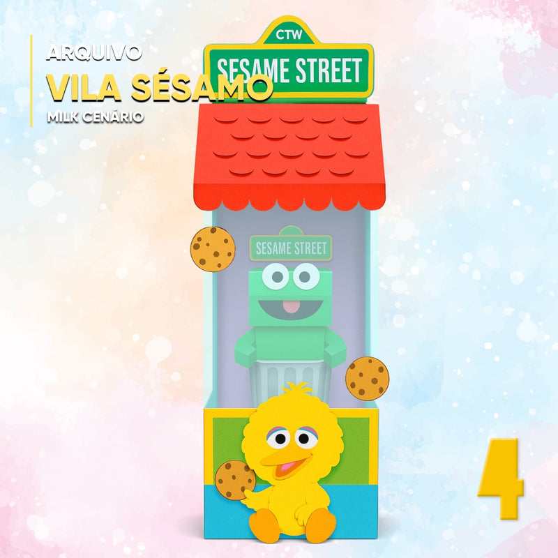 Sesame Street Box - Digital File for Cutting
