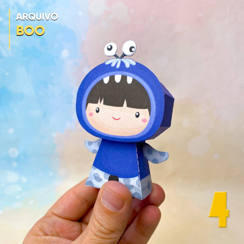 Papertoy Boo - Digital File for Cutting