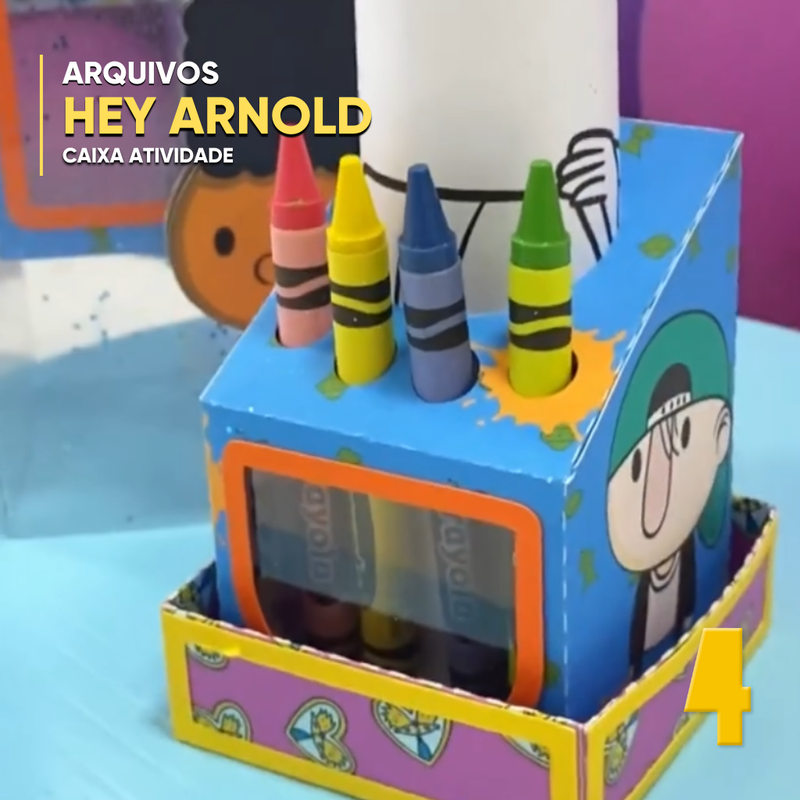 Caixa Hey Arnold - Arquivo Digital para Recorte