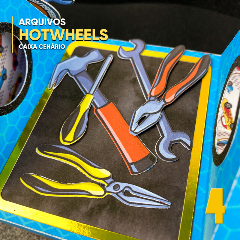 Hotwheels Activity Box - Digital File for Cutting