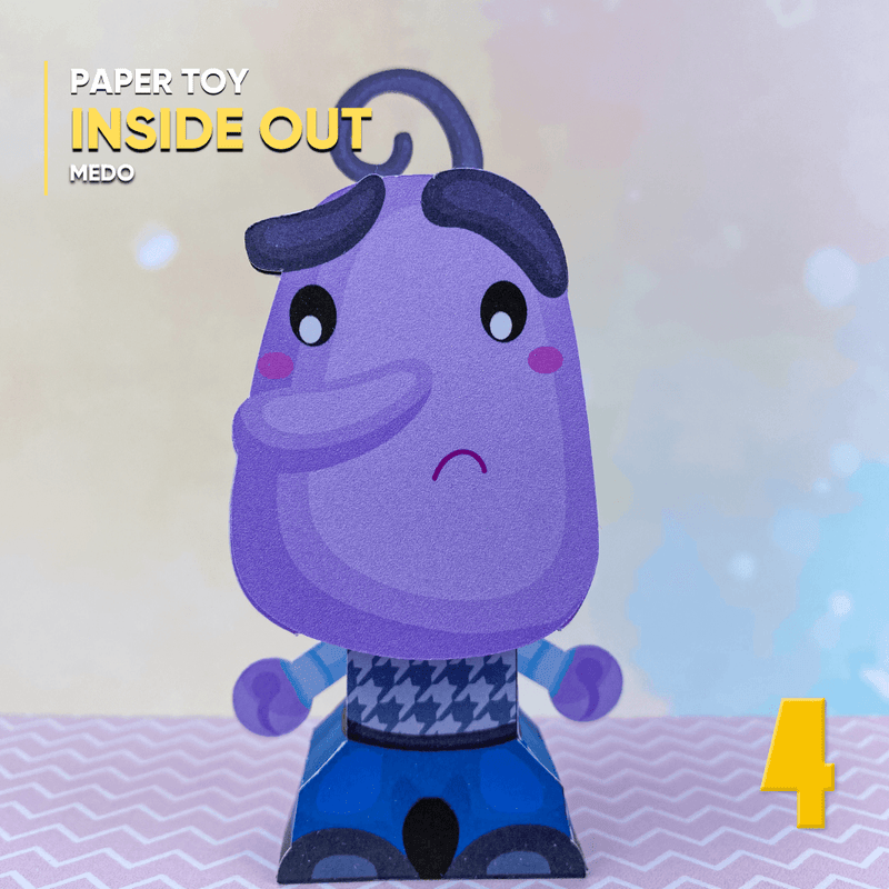 Papertoy Medo – Arquivo Digital para Recorte - Quatro Cambalhotas