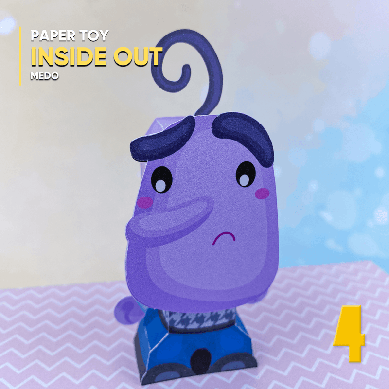 Papertoy Medo – Arquivo Digital para Recorte - Quatro Cambalhotas